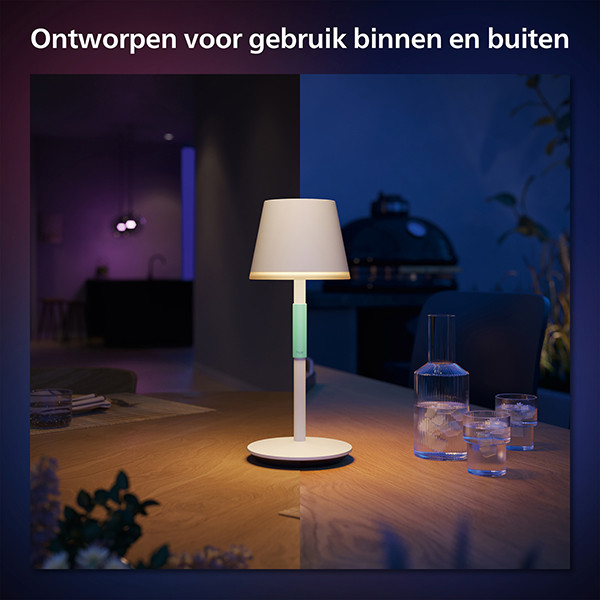 Philips Hue Go tafellamp | Oplaadbaar | White and Color Ambiance | Wit  LPH02977 - 5