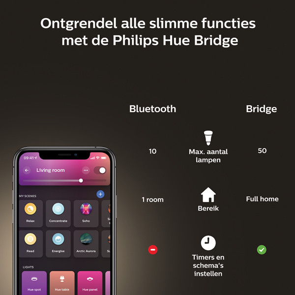 Philips Hue Gradient Lightstrip 1 meter | White & Color Ambiance | Uitbreiding  LPH02858 - 8