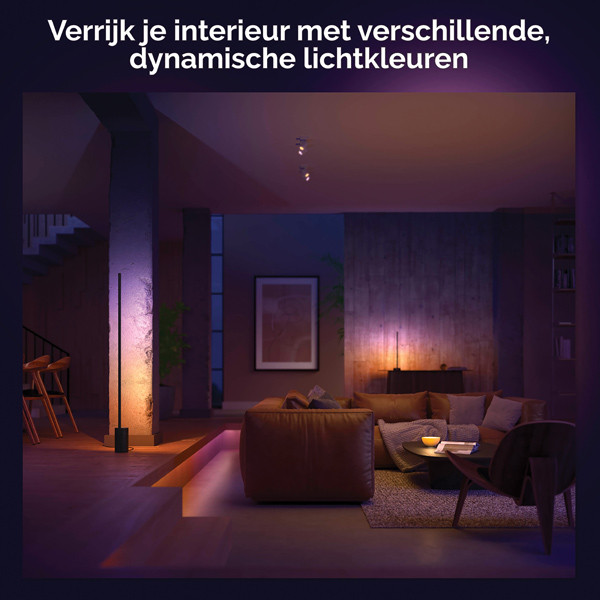 Philips Hue Gradient Signe Tafellamp | Zwart | White & Color Ambiance  LPH02862 - 4