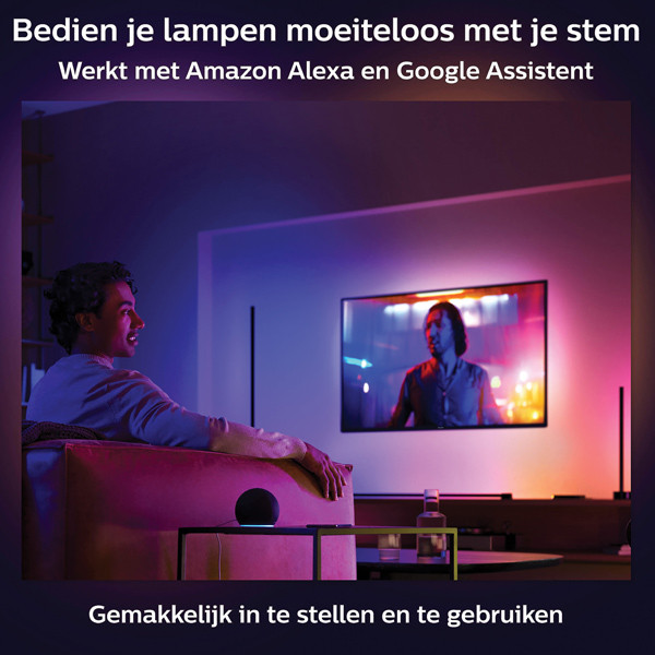 Philips Hue Gradient Signe Vloerlamp | Wit | White & Color Ambiance  LPH02860 - 6