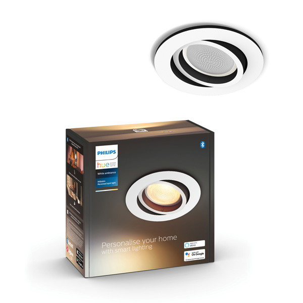 Philips Hue Inbouwspot | Milliskin | White Ambiance | Wit | 4.2W  LPH03702 - 1