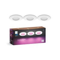 Philips Hue Inbouwspot | Slim Recessed 90mm | White en Color Ambiance | Wit | 3x 8.3W  LPH03726