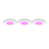 Philips Hue Inbouwspot | Slim Recessed 90mm | White en Color Ambiance | Wit | 3x 8.3W  LPH03726 - 2