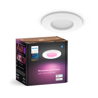 Philips Hue Inbouwspot | Slim Recessed 90mm | White en Color Ambiance | Wit | 8.3W  LPH03725