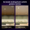 Philips Hue Inbouwspot | Slim Recessed 90mm | White en Color Ambiance | Zwart | 8.3W  LPH03724 - 6