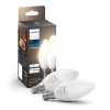 Philips Hue Kaarslamp E14 | White | 470 lumen | 5.5W | 2 stuks  LPH02722 - 1