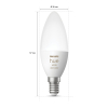 Philips Hue Kaarslamp E14 | White en Color Ambiance | 470 lumen | 4W  LPH02700 - 3