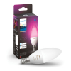 Philips Hue Kaarslamp E14 | White en Color Ambiance | 470 lumen | 4W