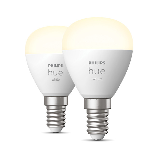 Philips Hue Kogellamp E14 | White | 470 lumen | 5.7W | 2 stuks  LPH02724 - 2