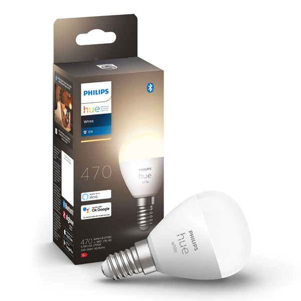 Philips Hue Kogellamp E14 | White | 470 lumen | 5.7W  LPH02723 - 1