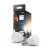 Philips Hue Kogellamp E14 | White Ambiance | 470 lumen | 5.1W | 2 stuks