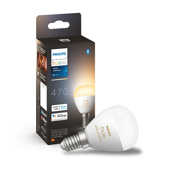 Philips Hue Kogellamp E14 | White Ambiance | 470 lumen | 5.1W  LPH03367 - 1
