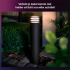 Philips Hue Lucca sokkellamp hoog | White & Color Ambiance | Zigbee | Antraciet | IP44 | Dimbaar | 8.1W LPH04863 - 4