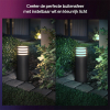 Philips Hue Lucca sokkellamp laag | White & Color Ambiance | Zigbee | Antraciet | IP44 | Dimbaar | 8.1W LPH04862 - 3