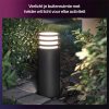 Philips Hue Lucca sokkellamp laag | White & Color Ambiance | Zigbee | Antraciet | IP44 | Dimbaar | 8.1W LPH04862 - 4