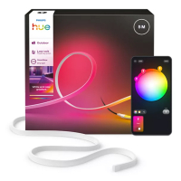 Philips Hue OmniGlow lightstrip voor buiten 5 meter | White & Color Ambiance | Zigbee | IP44 LPH05120