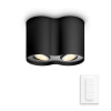 Philips Hue Opbouwspot | Pillar | White Ambiance | Incl. Dimmer Switch | Zwart | 2x 4.2W  LPH03706 - 2