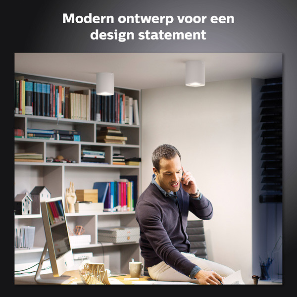 Philips Hue Opbouwspot | Pillar | White Ambiance | Wit | 4.2W  LPH03705 - 5
