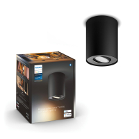 Philips Hue Opbouwspot | Pillar | White Ambiance | Zwart | 4.2W  LPH03704
