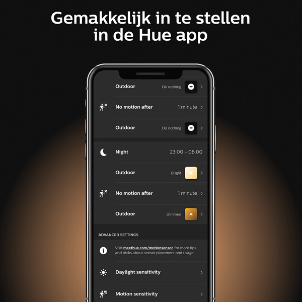 Philips Hue Outdoor Bewegingssensor | Draadloos | Zwart  LPH02740 - 6