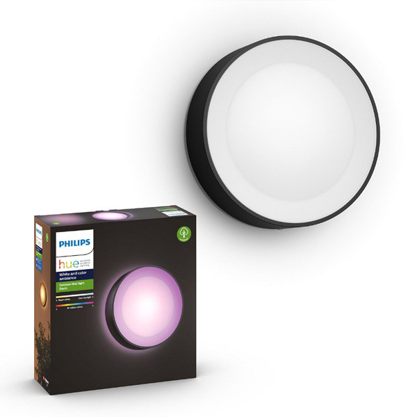 Philips Hue Outdoor Daylo wandlamp zwart | White en Color Ambiance  LPH01464 - 1