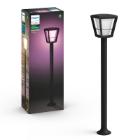 Philips Hue Outdoor Econic sokkellamp 100 cm zwart | White en Color Ambiance  LPH01453