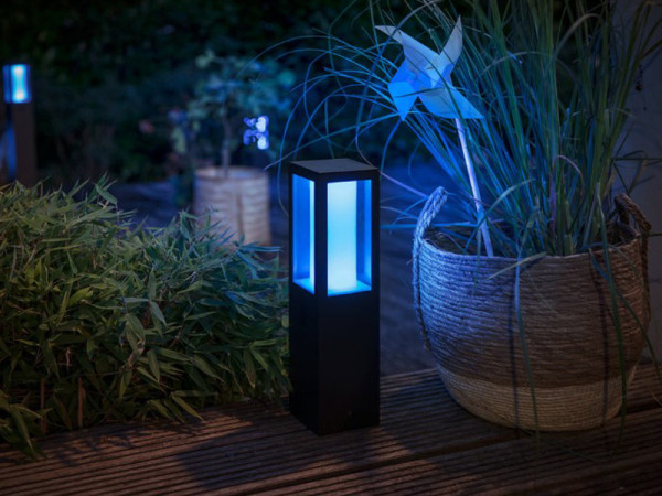 Philips Hue Outdoor Impress sokkellamp 40 cm zwart | White en Color Ambiance  LPH01445 - 4