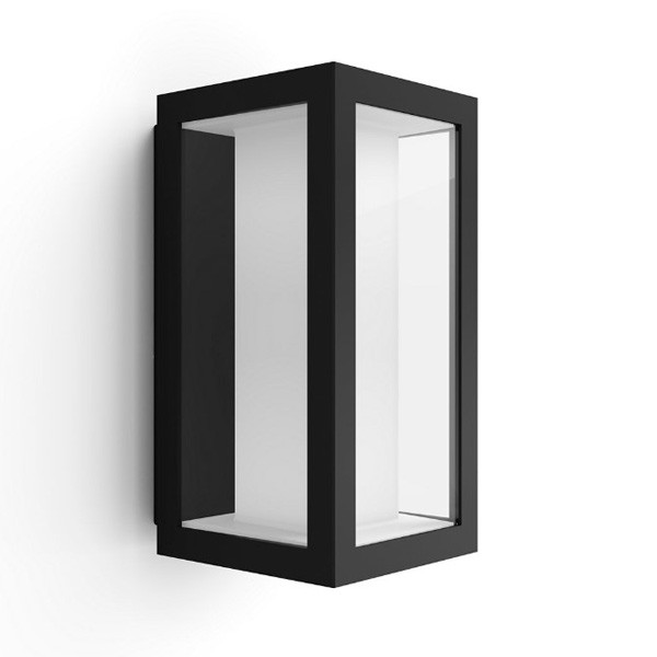 Philips Hue Outdoor Impress wandlamp 12 cm zwart | White en Color Ambiance  LPH01443 - 1