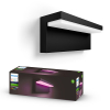 Philips Hue Outdoor Nyro wandlamp zwart | White en Color Ambiance  LDR01504