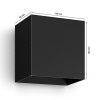 Philips Hue Outdoor Resonate wandlamp zwart | White en Color Ambiance | 8W  LPH03185 - 10