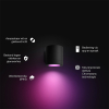 Philips Hue Outdoor Wandlamp | Muscari | White & Color Ambiance | Zigbee | IP44 | 4.2W | Zwart LPH05119 - 2