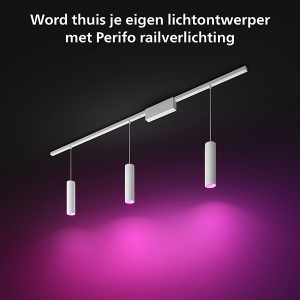 Philips Hue Perifo Plafondset | 3 hangspots | White en Color Ambiance | 510 lm | Wit  LPH03055 - 3