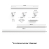 Philips Hue Perifo Plafondset | 3 spots + lichtbalk | White en Color Ambiance | 510 + 2050 lm | Wit  LPH03050 - 2