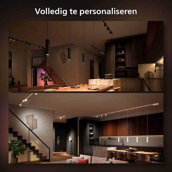 Philips Hue Perifo Plafondset | 3 spots + lichtbalk | White en Color Ambiance | 510 + 2050 lm | Wit  LPH03050 - 4