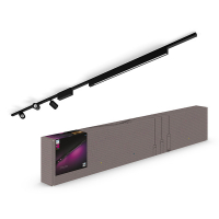 Philips Hue Perifo Plafondset | 3 spots + lichtbalk | White en Color Ambiance | 510 + 2050 lm | Zwart  LPH03053