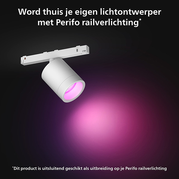 Philips Hue Perifo Uitbreiding | 1 spot | White en Color Ambiance | 510 lm | Wit  LPH03060 - 3