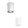 Philips Hue Pillar Opbouwspot | Wit | 1 spot | White Ambiance | incl. dimmer switch  LPH02808 - 2