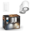 Philips Hue Pillar Opbouwspot | Wit | 2 spots | White Ambiance | incl. dimmer switch  LPH02807 - 1