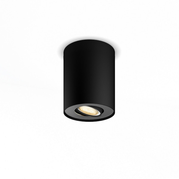 Philips Hue Pillar opbouwspot zwart | White Ambiance | incl. dimmer switch  LPH01543 - 2