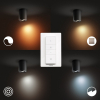 Philips Hue Pillar opbouwspot zwart | White Ambiance | incl. dimmer switch  LPH01543 - 5
