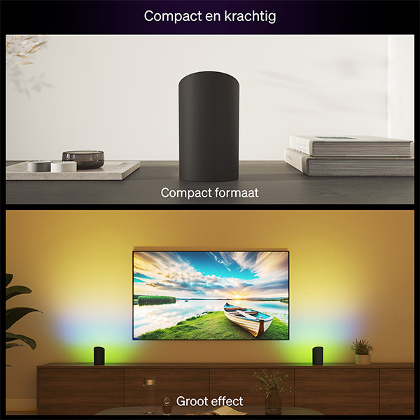 Philips Hue Play wall washer | White & Color Ambiance | Zwart | 20W | 2 stuks LPH04050 - 3