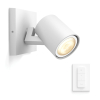 Philips Hue Runner Opbouwspot | Wit | 1 spot | White Ambiance | incl. dimmer switch  LPH02813 - 10