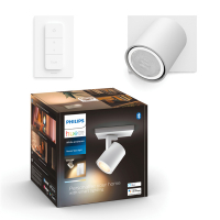 Philips Hue Runner Opbouwspot | Wit | 1 spot | White Ambiance | incl. dimmer switch  LPH02813
