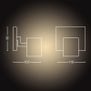 Philips Hue Runner Opbouwspot | Wit | 1 spot | White Ambiance | incl. dimmer switch  LPH03717 - 4