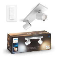 Philips Hue Runner Opbouwspot | Wit | 2 spots | White Ambiance | incl. dimmer switch  LPH02811