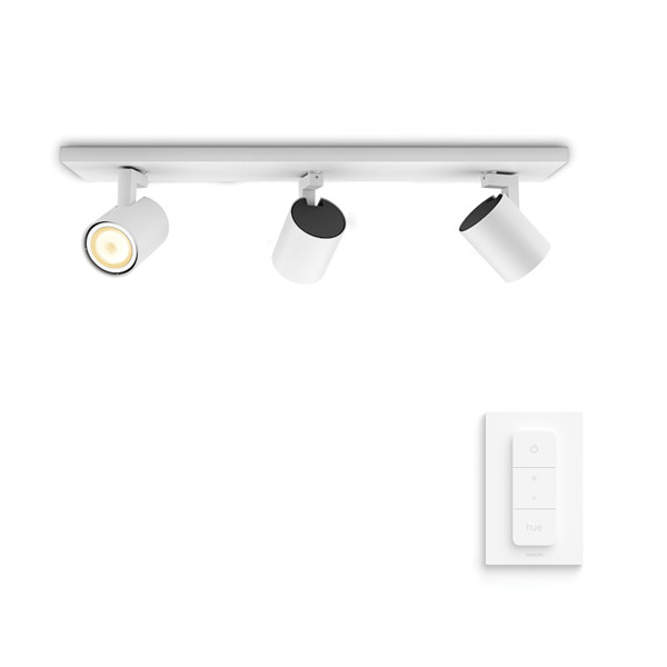 Philips Hue Runner Opbouwspot | Wit | 3 spots | White Ambiance | incl. dimmer switch  LPH02815 - 10