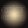 Philips Hue Runner Opbouwspot | Wit | 3 spots | White Ambiance | incl. dimmer switch  LPH03713 - 4