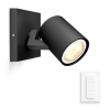 Philips Hue Runner Opbouwspot | Zwart | 1 spot | White Ambiance | incl. dimmer switch  LPH02814 - 10