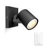 Philips Hue Runner Opbouwspot | Zwart | 1 spot | White Ambiance | incl. dimmer switch  LPH03716 - 2