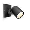 Philips Hue Runner Opbouwspot | Zwart | 1 spot | White Ambiance  LPH03714 - 2